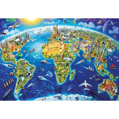 EDUCA - Puzzle Symboles du Monde 2000pcs