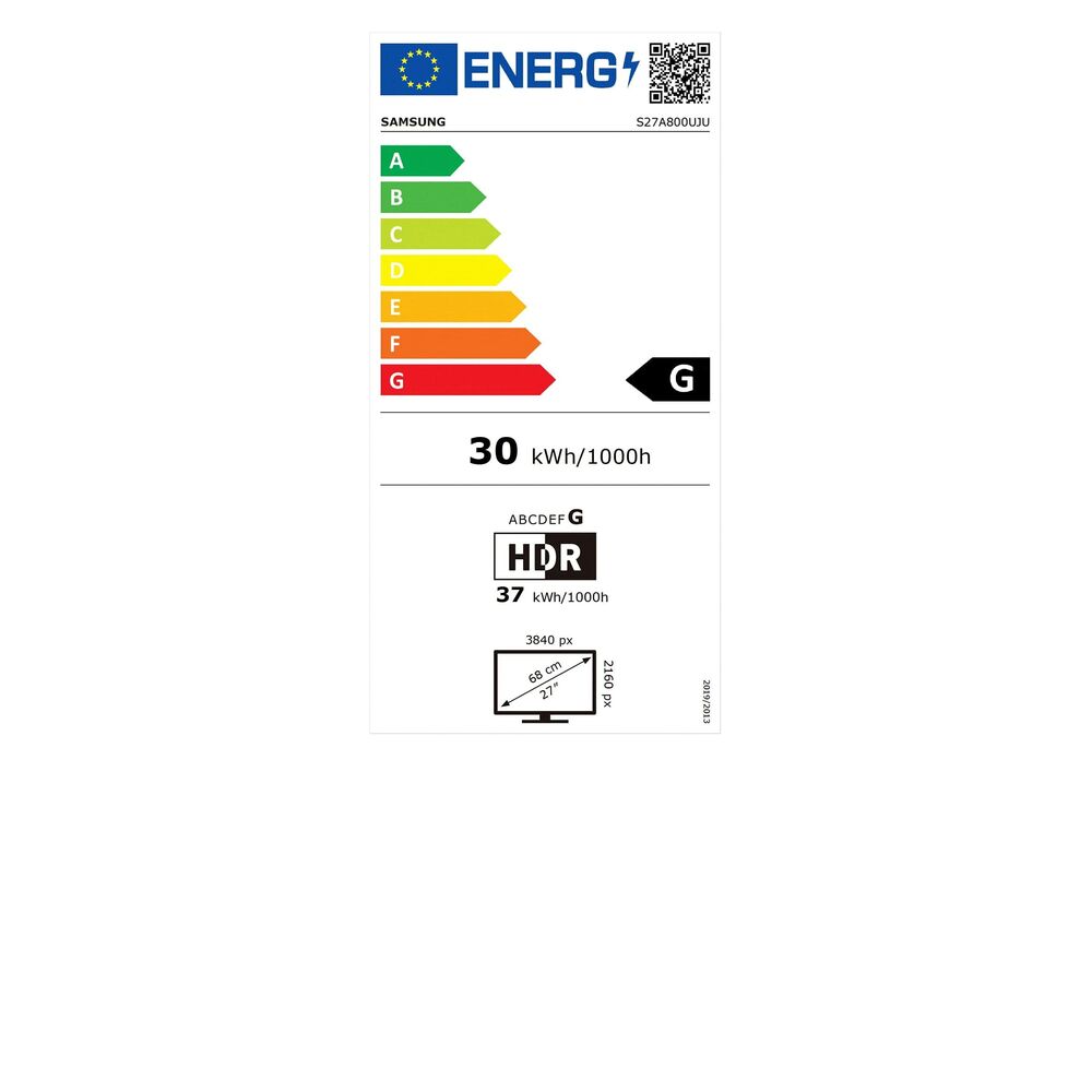 Écran Samsung S27A800UJU 27" 4K ULTRA HD LCD