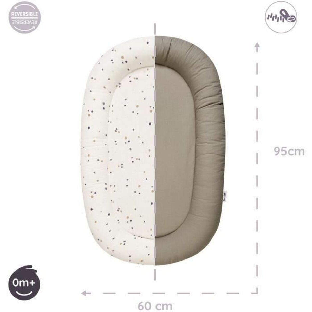 Matelas pour lit de bébé Tineo 95 cm