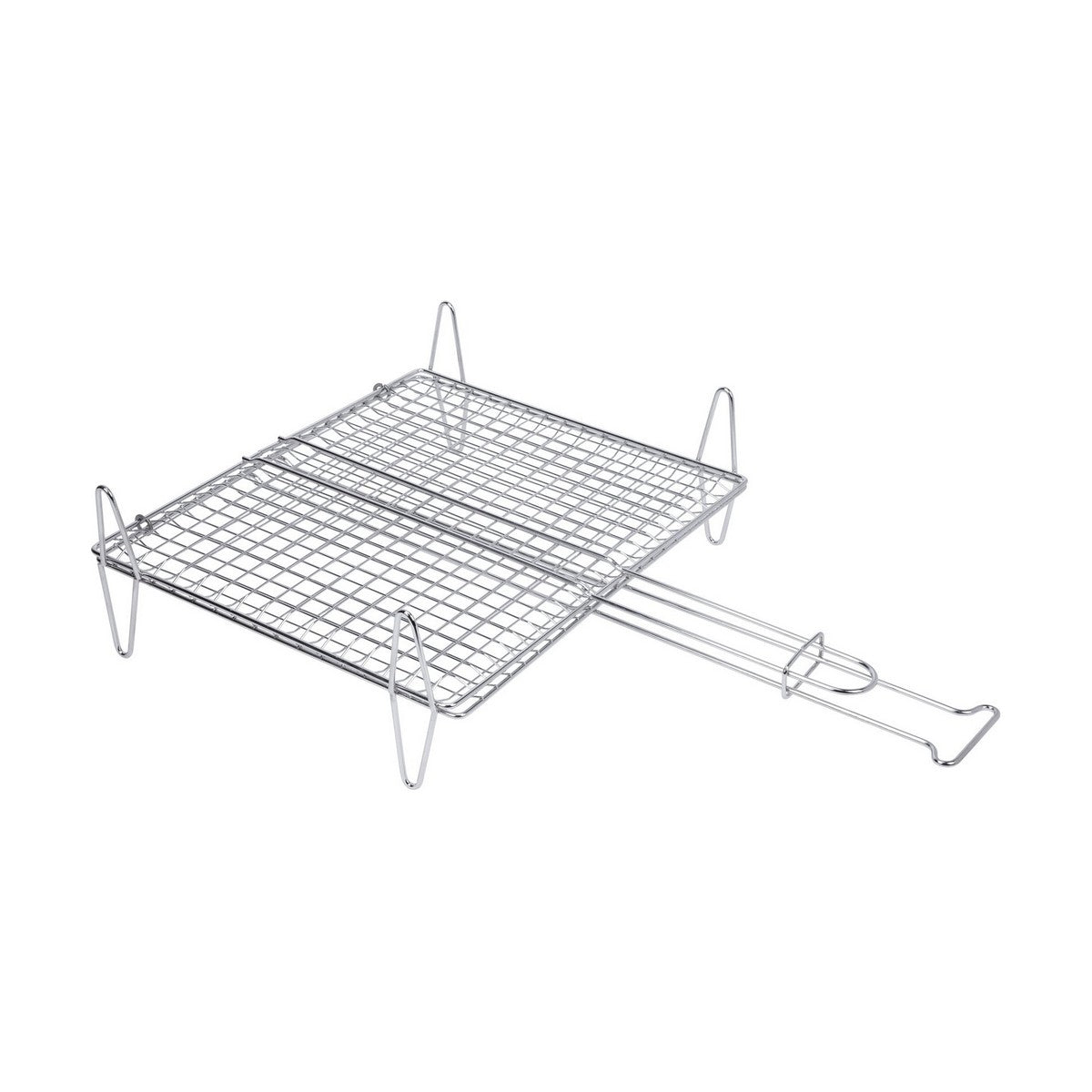 Grille de Barbecue pour Poissons Sauvic Zinc (30 x 35 cm)