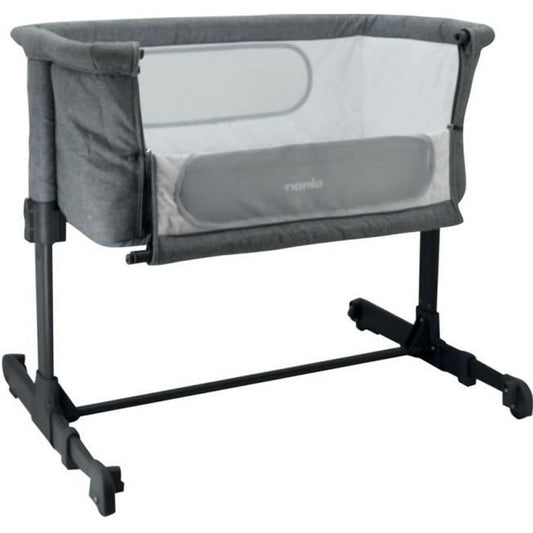 Lit bébé cododo NANIA DODI - Lit d'appoint 2 en 1 - Ultra confort matelas 4cm d'épaisseur - L 80 x l 42 cm