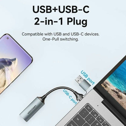 Adaptateur USB-C vers HDMI Vention ACWHA 10 cm