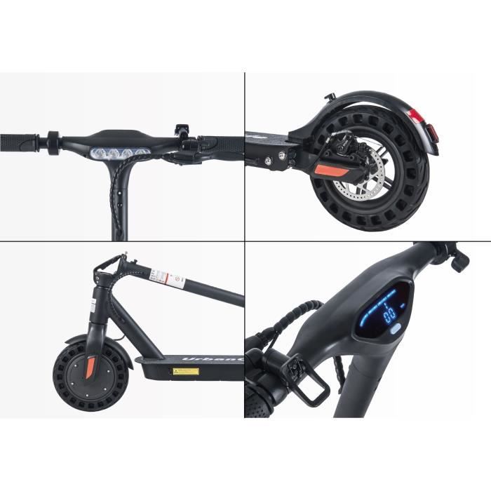 Trottinette électrique Urbanglide 100xs 36v 350w 7.5ah Noir