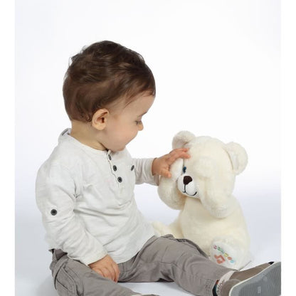 Gipsy Toys - Ourson Coucou Tout Doux - Peluche a Fonction - 25 Cm