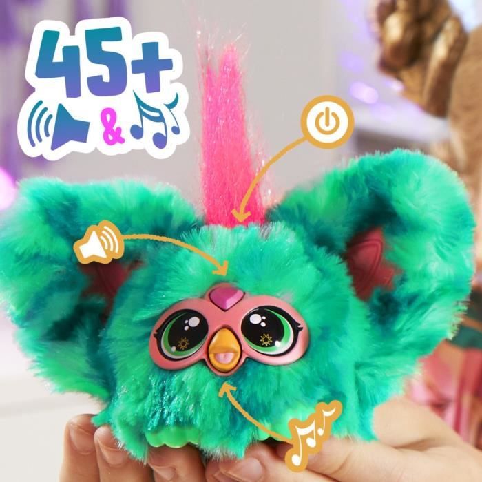 Furby Furblets Mello-Nee, Mini peluche électronique pour filles et garçons, plus de 45 sons, a partir de 6 ans, Hasbro