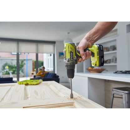 RYOBI 3 outils : 1 perceuse-visseuse Brushless + 1 meuleuse 115 mm + 1 scie sauteuse + 2 batteries 4 Ah & 2 Ah + 1 chargeur & 1 sac