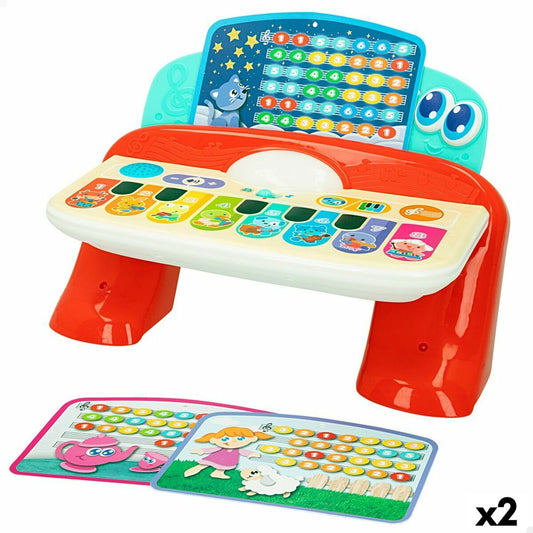 Piano interactif pour bébé Winfun 27 x 16 x 18 cm (2 Unités)