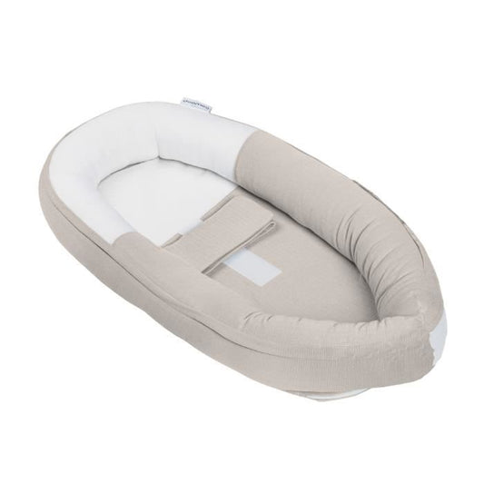 BABYMOOV Réducteur de lit Doomoo Cocoon Tetra, nid douillet et sécurisé, beige