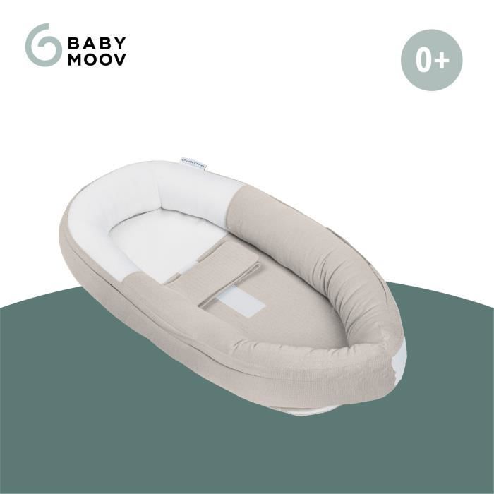 BABYMOOV Réducteur de lit Doomoo Cocoon Tetra, nid douillet et sécurisé, beige