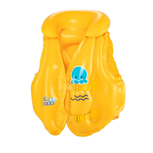 Gilet Gonflable pour Piscine Bestway Jaune Pieuvre 51 x 46 cm (1 Unité)