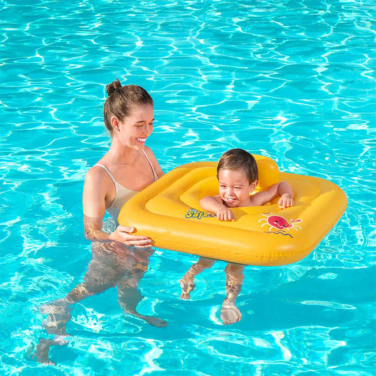 Bestway Gilet de Sécurité Gonflable Bébé 51x46 cm +3 à 6 Ans Plage et Piscine 32034