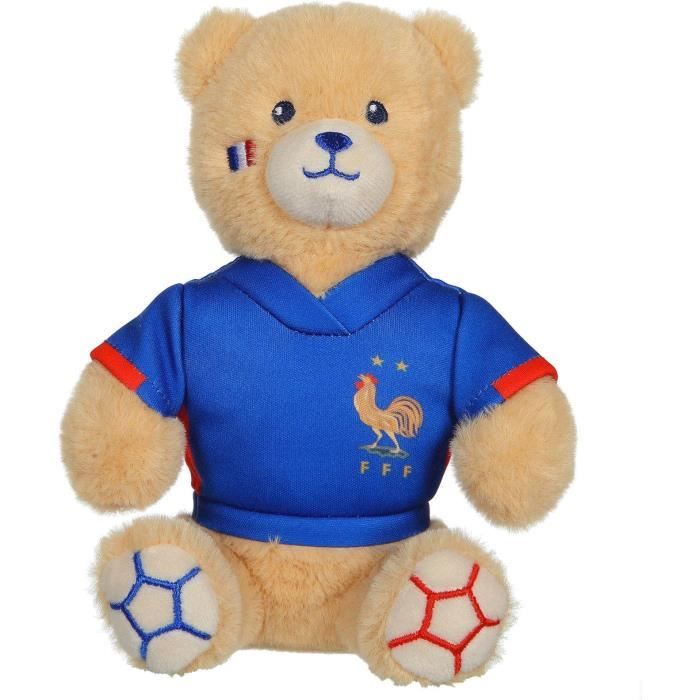 Peluche Ours FFF - GIPSY TOYS - Maillot, 15 cm