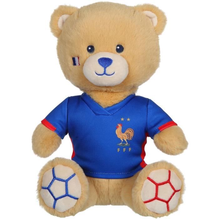 Peluche Ours FFF - GIPSY TOYS - Maillot, 24 cm