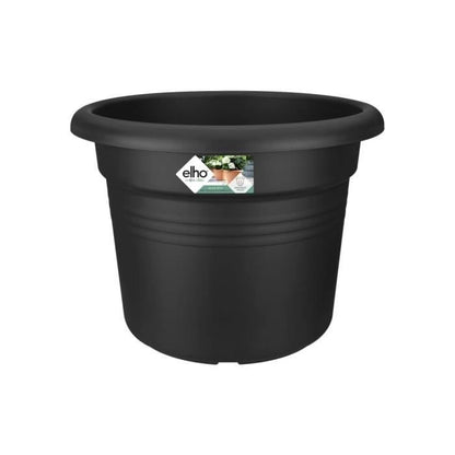 Elho Bac a fleurs Green Basics Cilinder 55 - Noir - Ø 54 x H 41 cm - extérieur - 100% recyclé