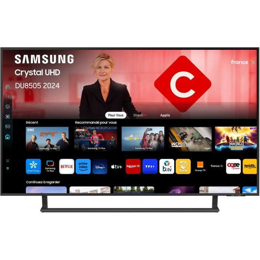 SAMSUNG 43DU8505 - TV LED 43 (109 cm) - 4K UHD 3840x2160 - HDR - Smart TV - Gaming HUB - 3xHDMI - WiFi