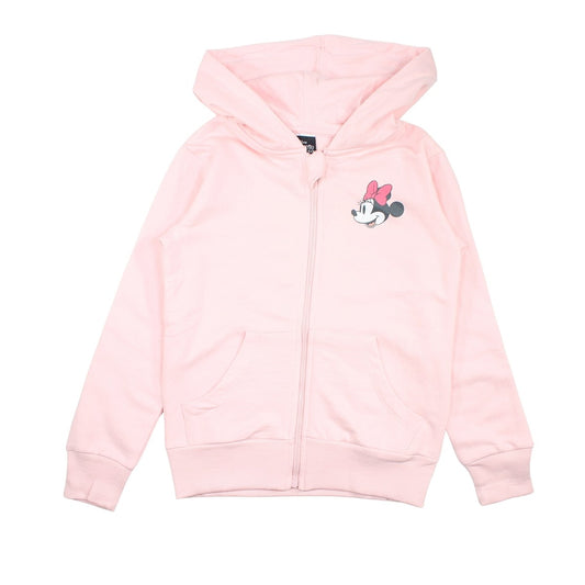 Sweat zip à capuche fille Minnie