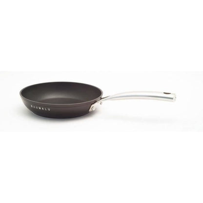 Lot sauteuse 24 cm + poêle 20 cm - BAUMALU - Black edition - Avec couvercle - Aluminium