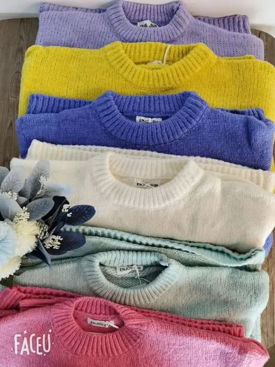 Pull à manches longues Femme Plusieurs coloris