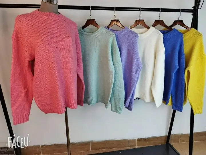 Pull à manches longues Femme Plusieurs coloris