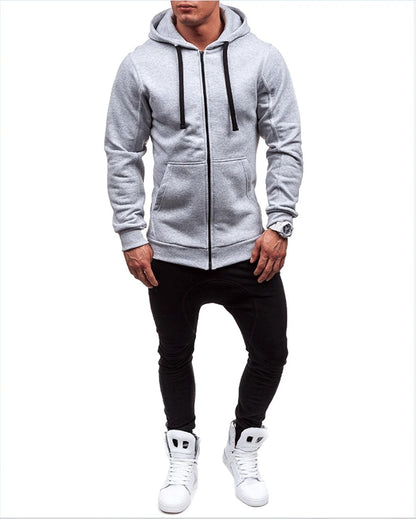 Sweat à Capuche Zippé MRstuff Homme - Neuf 2024