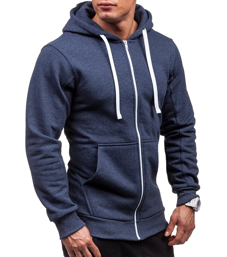 Sweat à Capuche Zippé MRstuff Homme - Neuf 2024