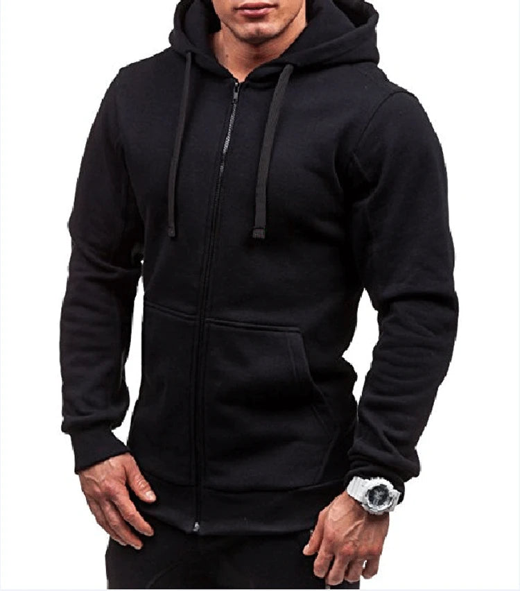 Sweat à Capuche Zippé MRstuff Homme - Neuf 2024