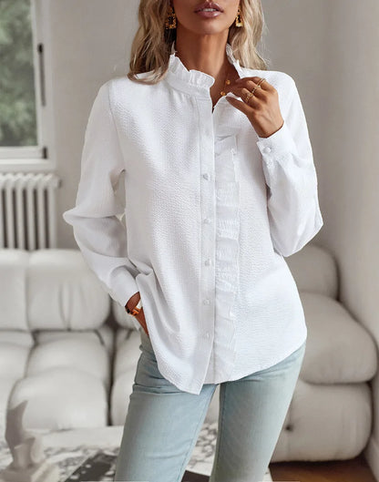 Chemise Élégante à Manches Longues pour Femme