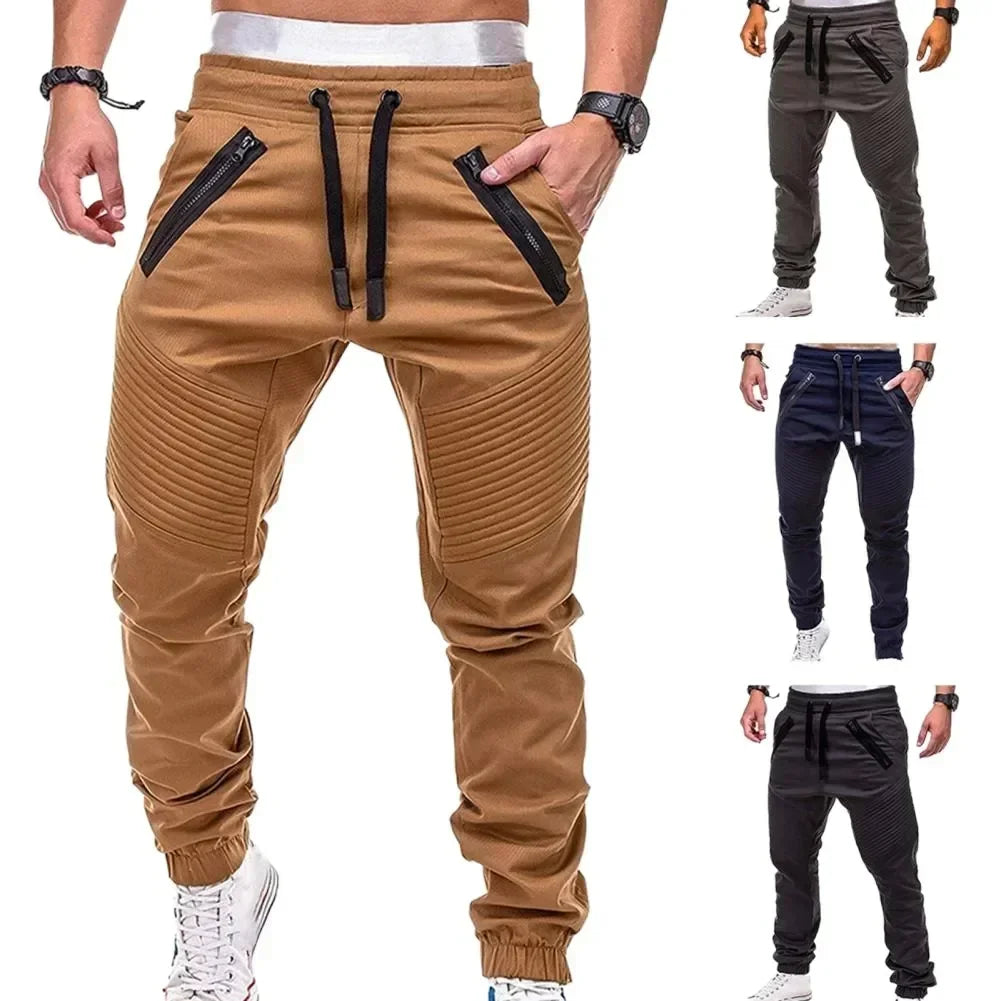 Pantalon de Jogging Slim Homme - Poches Rayé